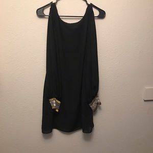 Black cocktail dress